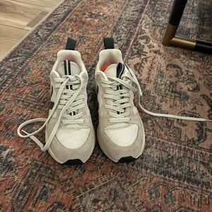 Veja Women's White and Black Sneakers